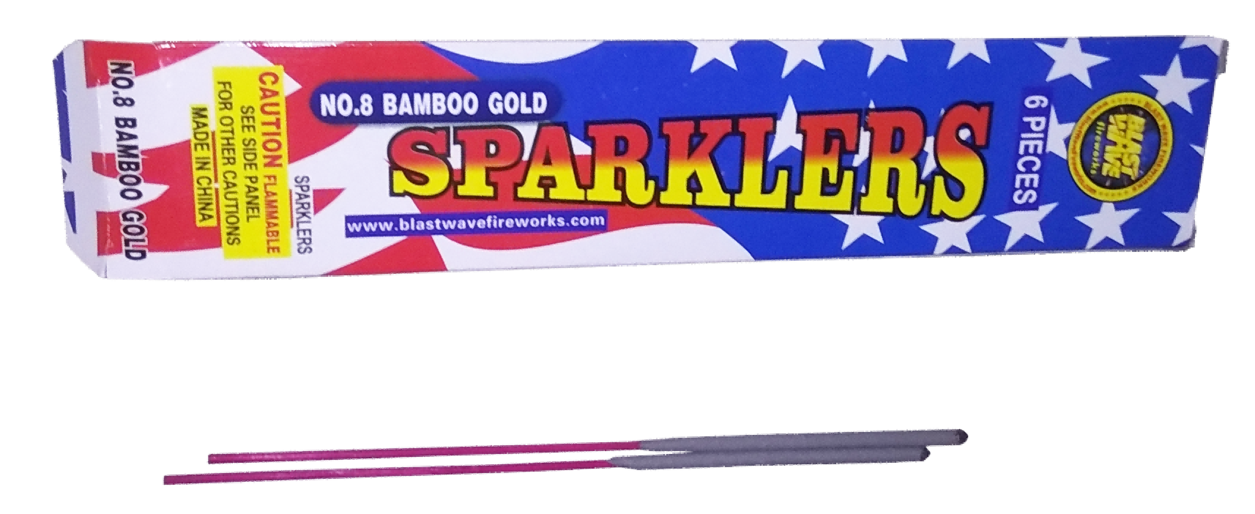 #8 Bamboo Gold Sparklers