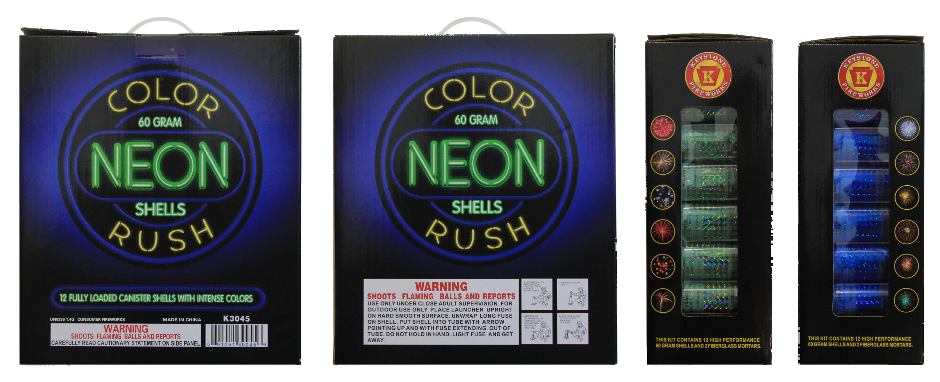 Color Rush Neon Shells