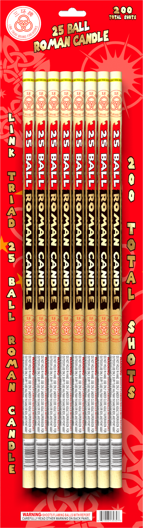 25 Ball Roman Candle