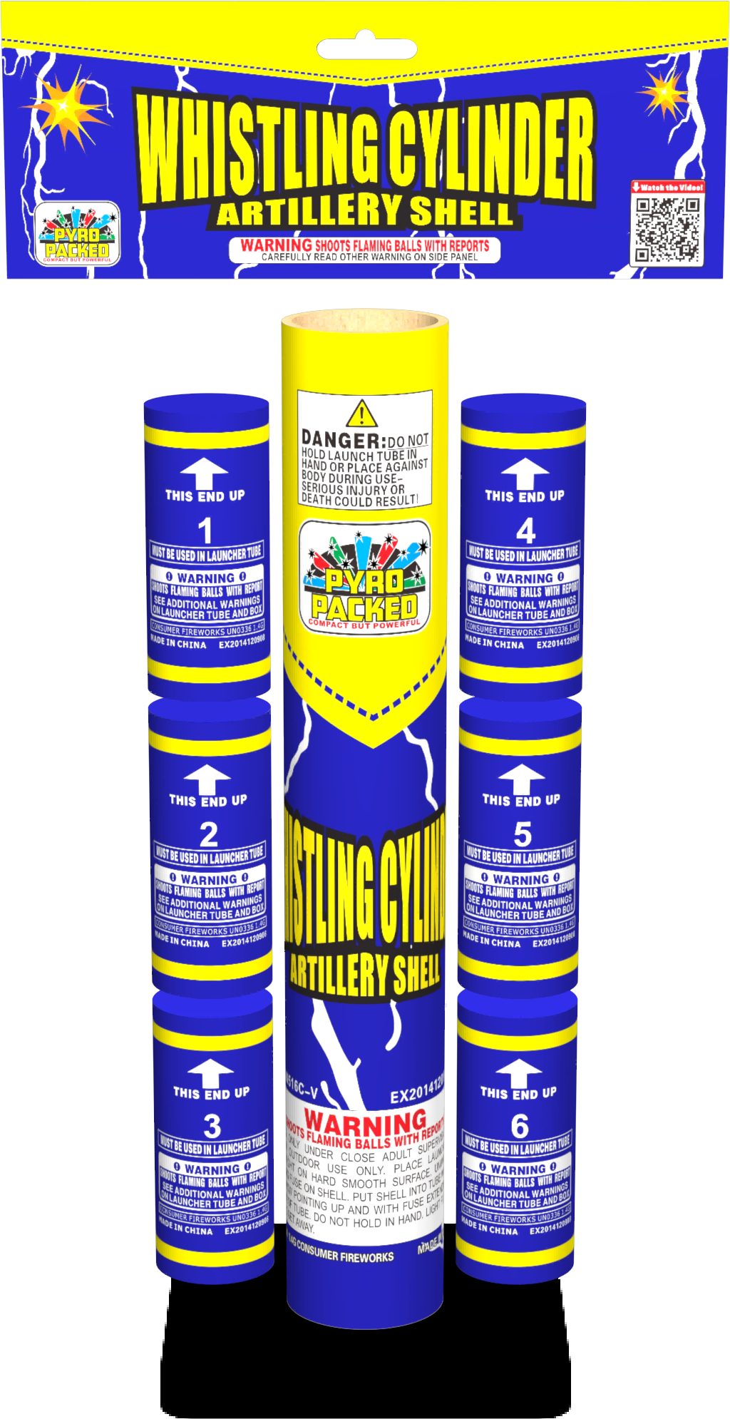Poly Pack - Whistling Cylinder Artillery Shell