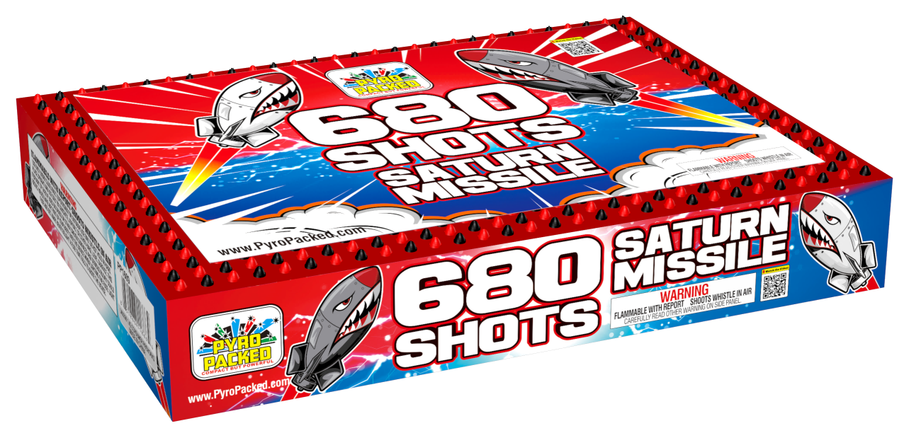 680 shots Saturn missile