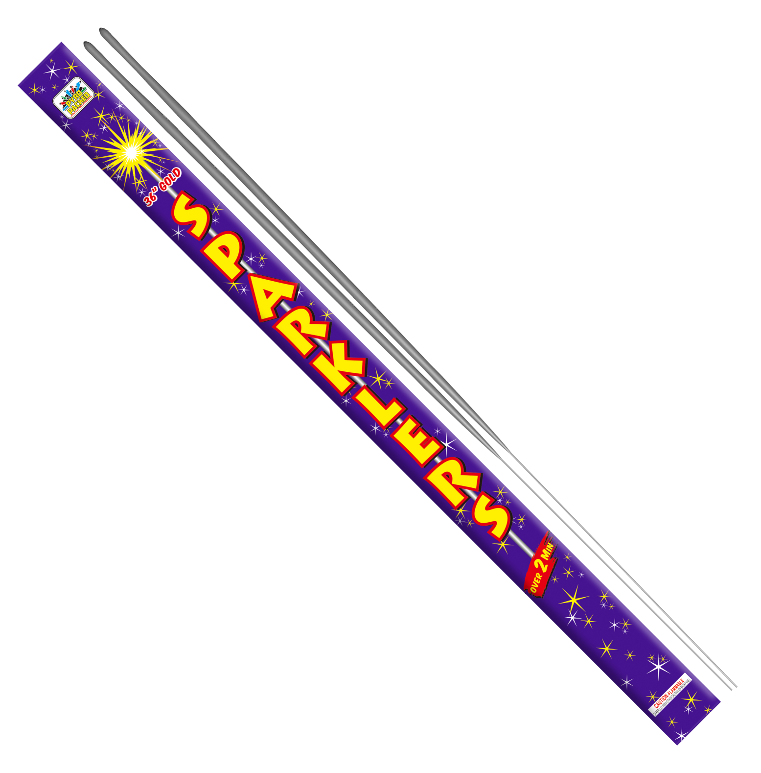 Flat Package 36# Golden Electric Sparklers