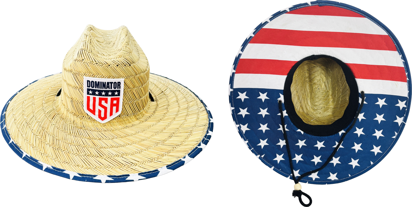 Dominator USA straw hat